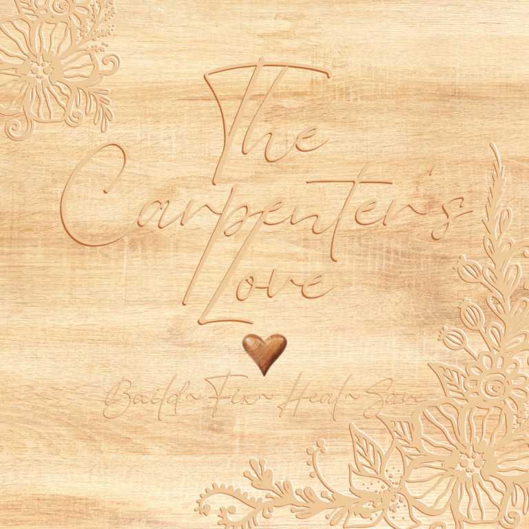 Jesus is a carpenter, He build's, fixes, heals